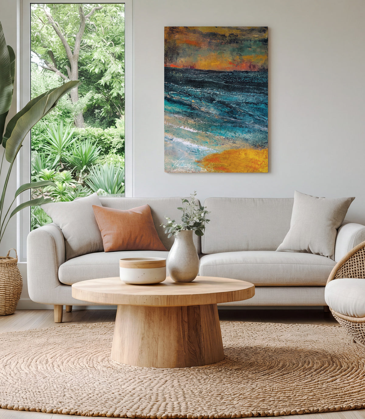 Eons by Victoria Evans shown in a room display example