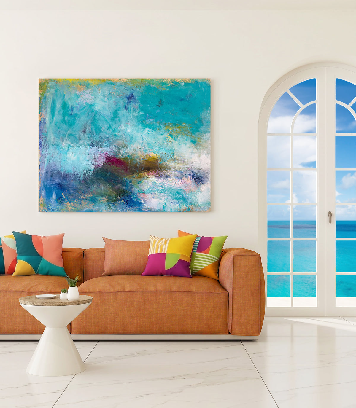 Bermuda by Victoria Evans shown in a room display example